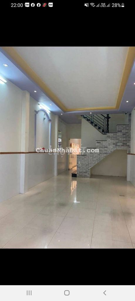 Nhà mới 4 tấm 1/ Lý Thánh Tông, 4*20, hẻm 8m thông