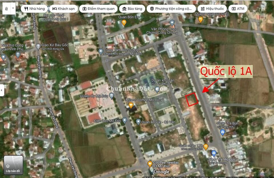 Cho thuê lâu dài mặt tiền KD rộng 462m2 ngay QL1A