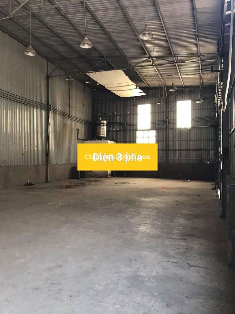 Cho thuê xưởng An Phú xa dân có điện hạ bình