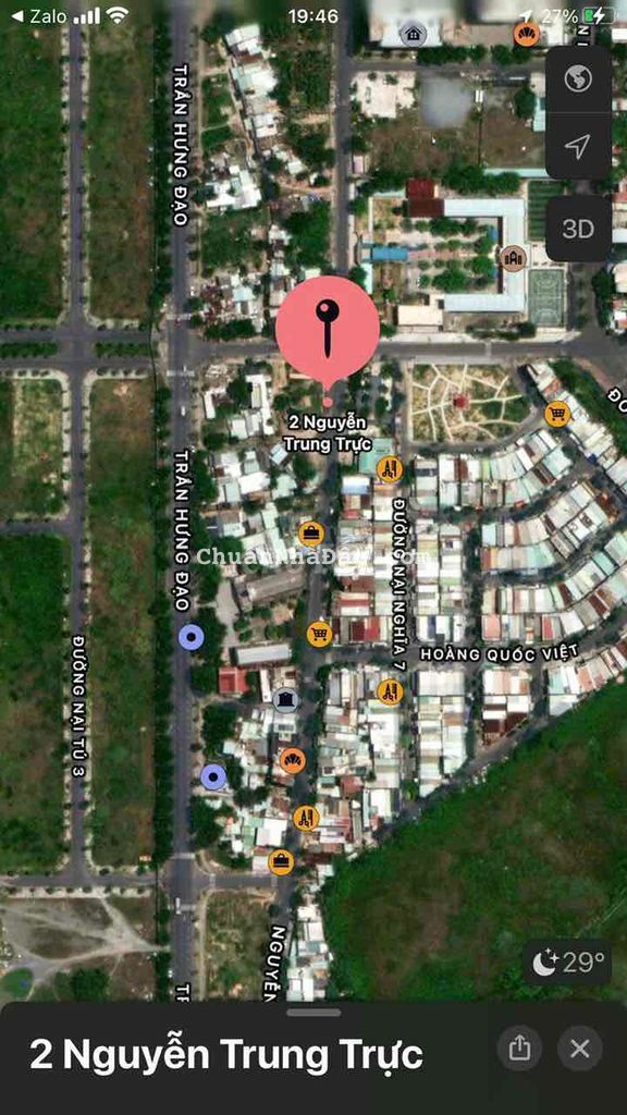 Cho thuê lô đất 3 MT quận Sơn Trà