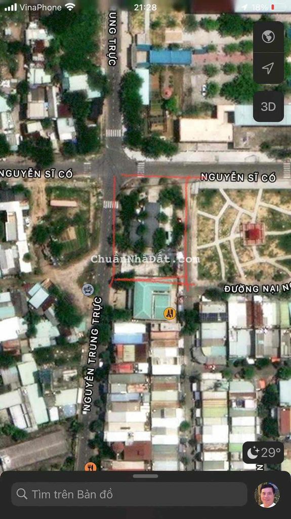 Cho thuê lô đất 3 MT quận Sơn Trà